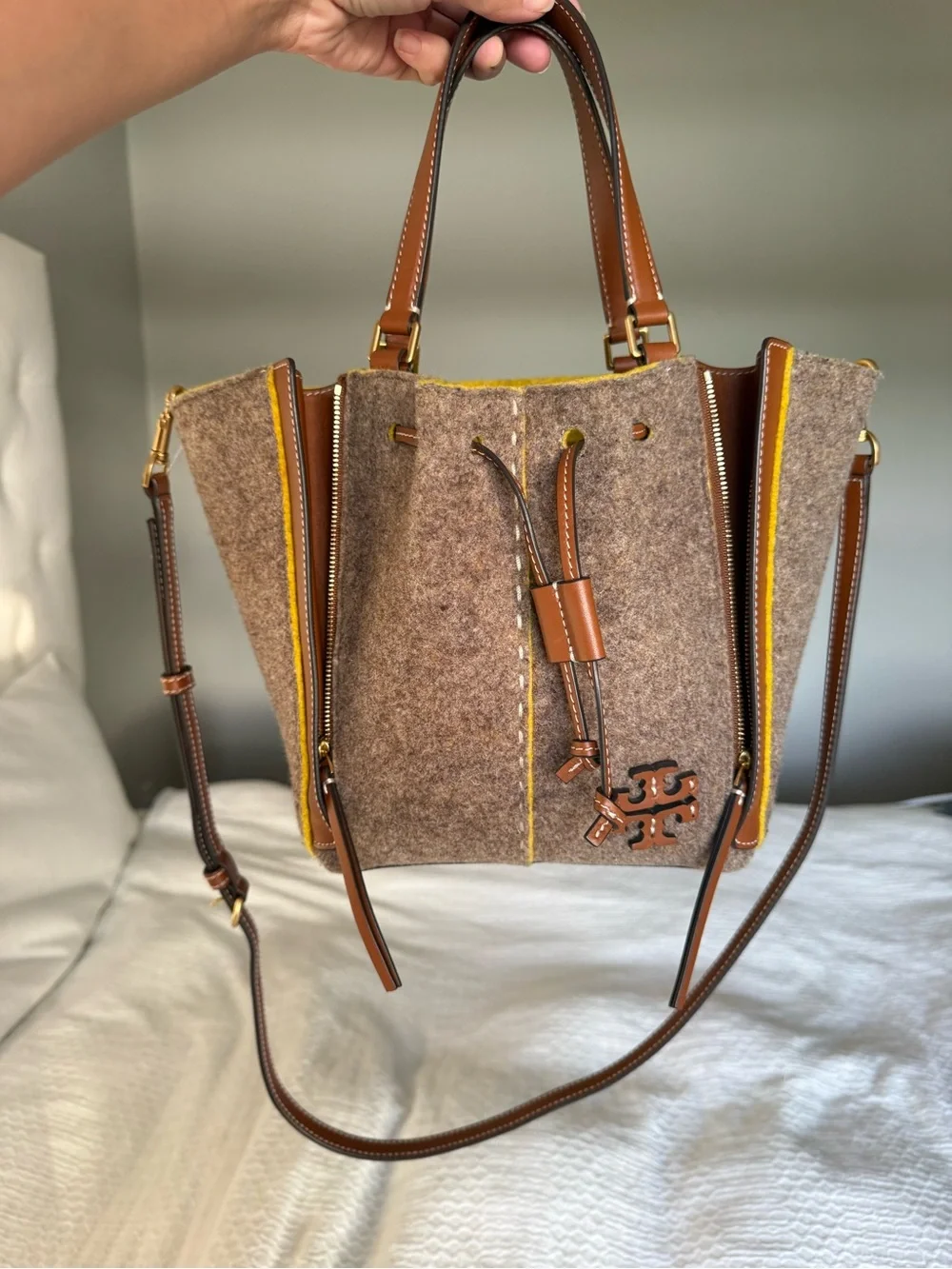 Tory Burch McGraw Felt Dragonfly Tote